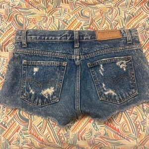 M&M discovered Jean shorts